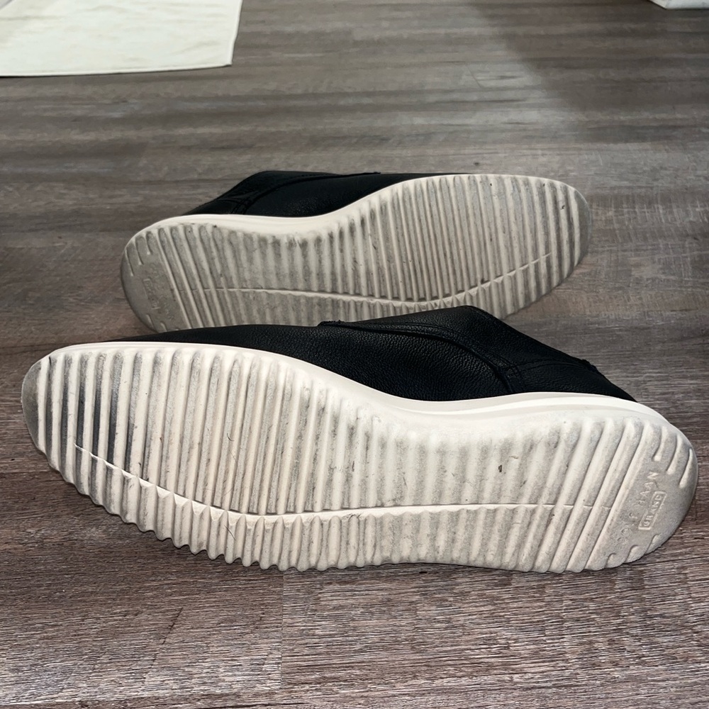 Men’s Cole Haan Grand+ Plain Toe Black Leather Oxford Shoe Size 13 Cushion Sole - Picture 16 of 16